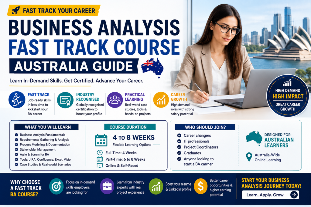 Business Analysis Fast Track Course Australia Guide