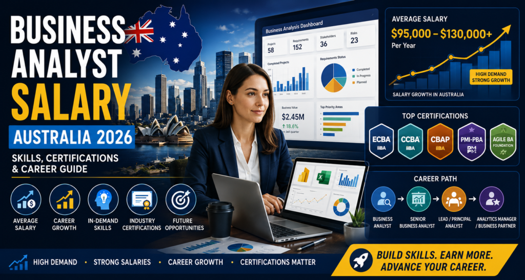 Business Analyst Salary Australia 2026: Skills, Certifications & Career Guide
