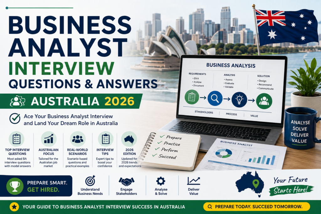 Business Analyst Interview Questions and Answers Australia 2026