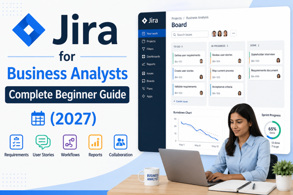 Jira for Business Analysts: Complete Beginner Guide (2027) blog image bna du
