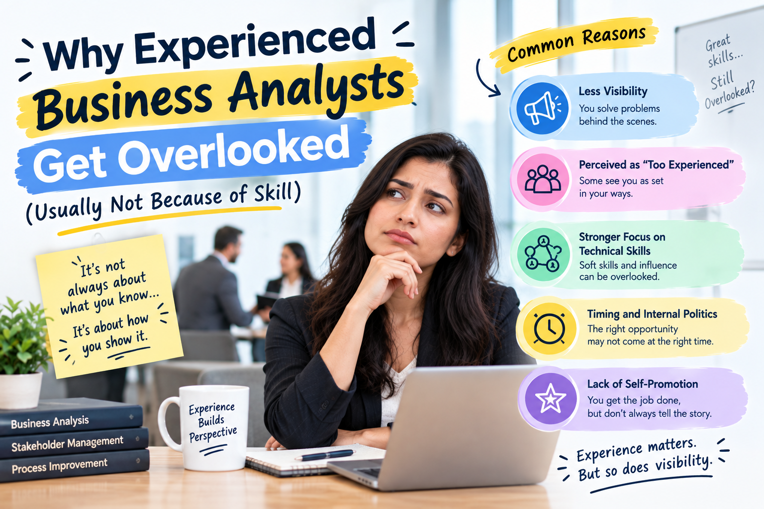 less experienced business analysts get promoted