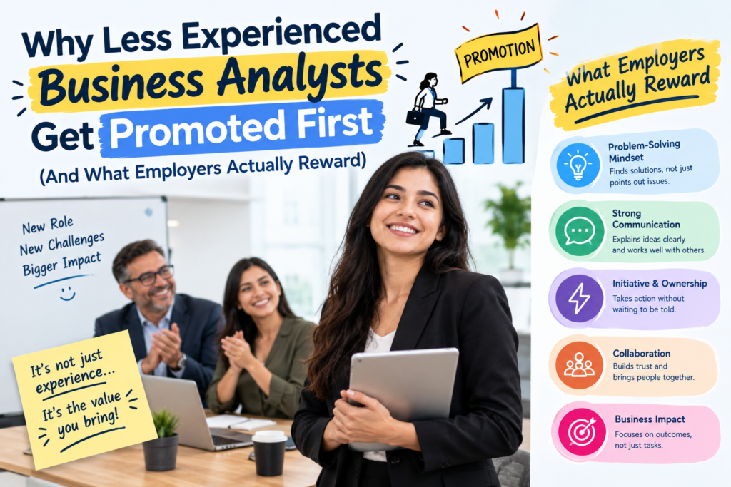 Why Less Experienced Business Analysts Get Promoted First (And What Employers Actually Reward)