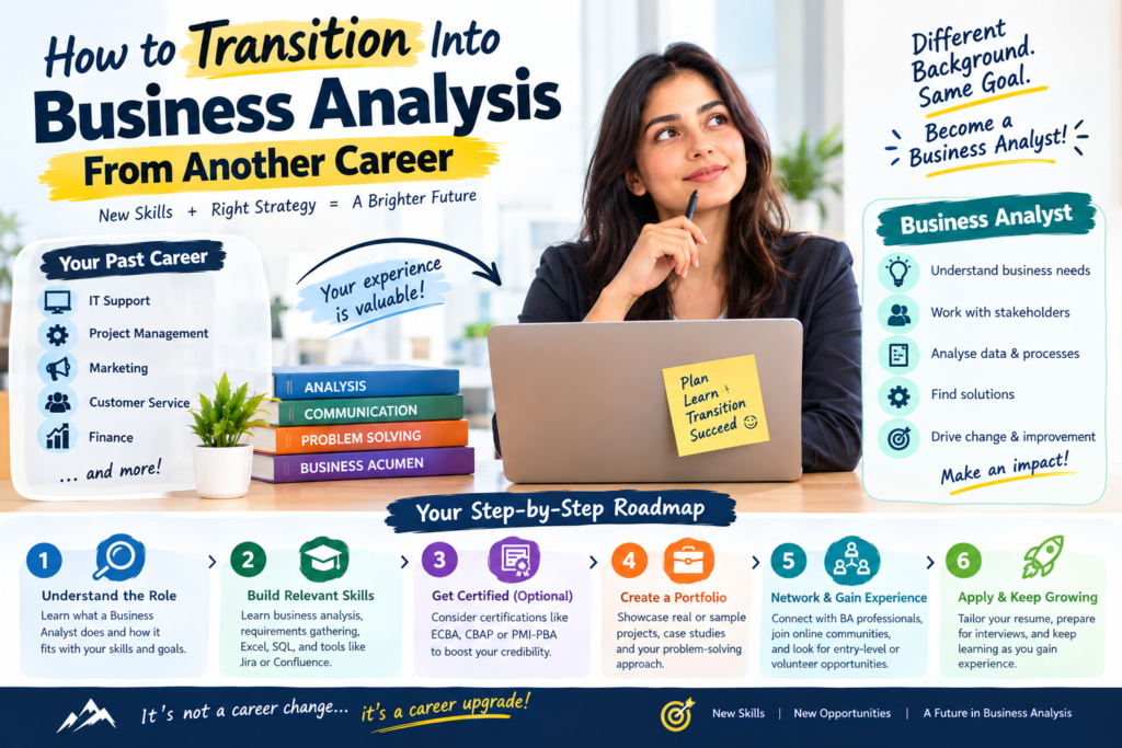 How to Transition Into Business Analysis From Another Career