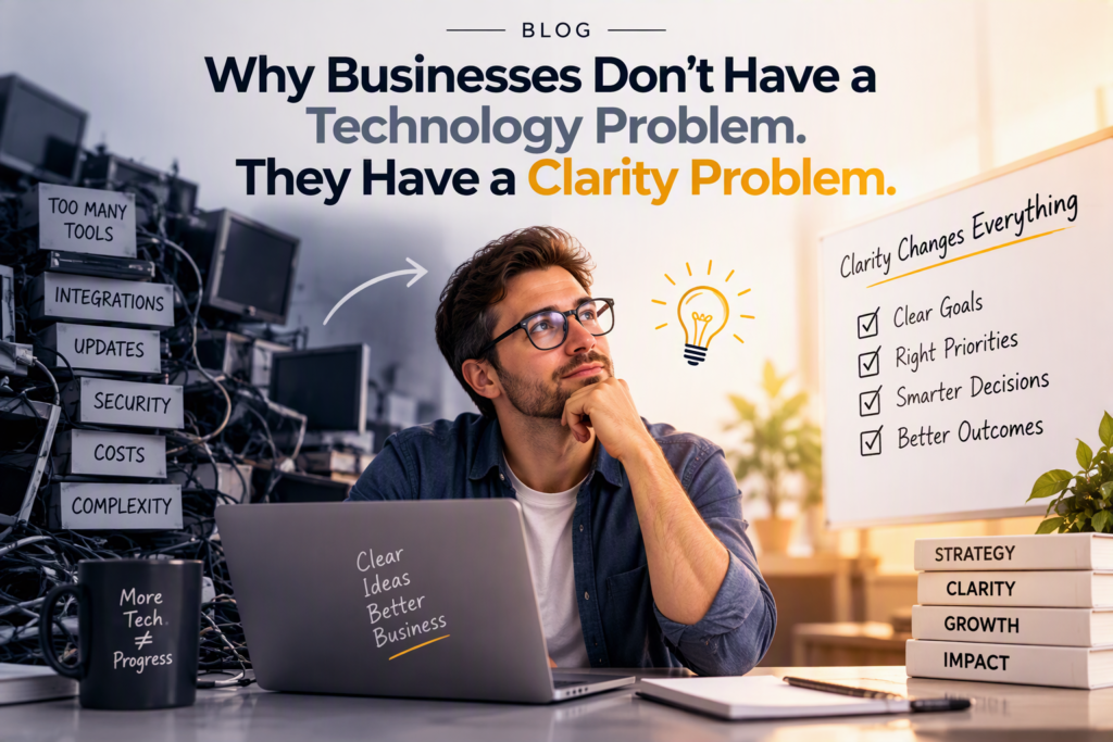 Why Businesses Don't Have a Technology Problem. They Have a Clarity Problem