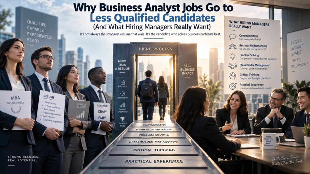 Why Business Analyst Jobs Go to Less Qualified Candidates (And What Hiring Managers Really Want)