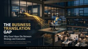 The Business Translation Gap: Why Good Ideas Die Between Strategy and Execution