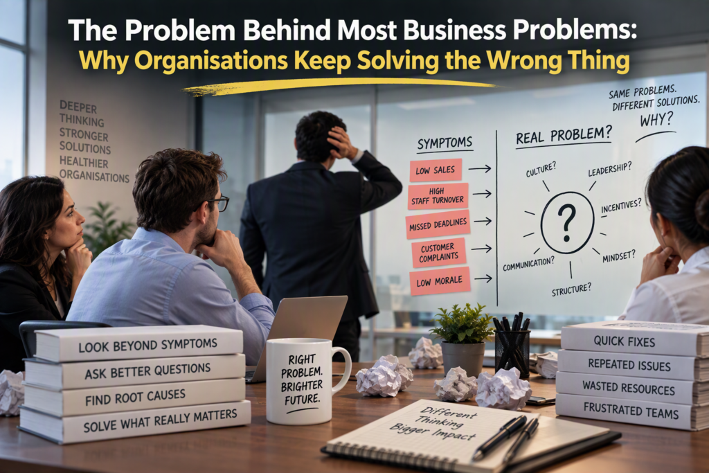The Problem Behind Most Business Problems: Why Organisations Keep Solving the Wrong Thing