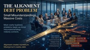 The Alignment Debt Problem: Small Misunderstandings, Massive Costs